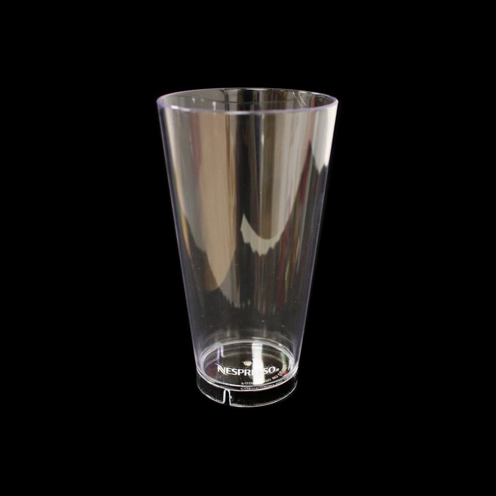Vaso reciclable imitación vidrio